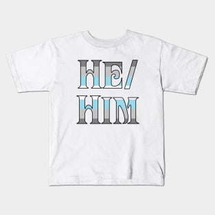 Demiboy He/Him Kids T-Shirt